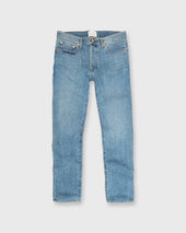 Slim Straight Jean In Non Selvedge Light Wash