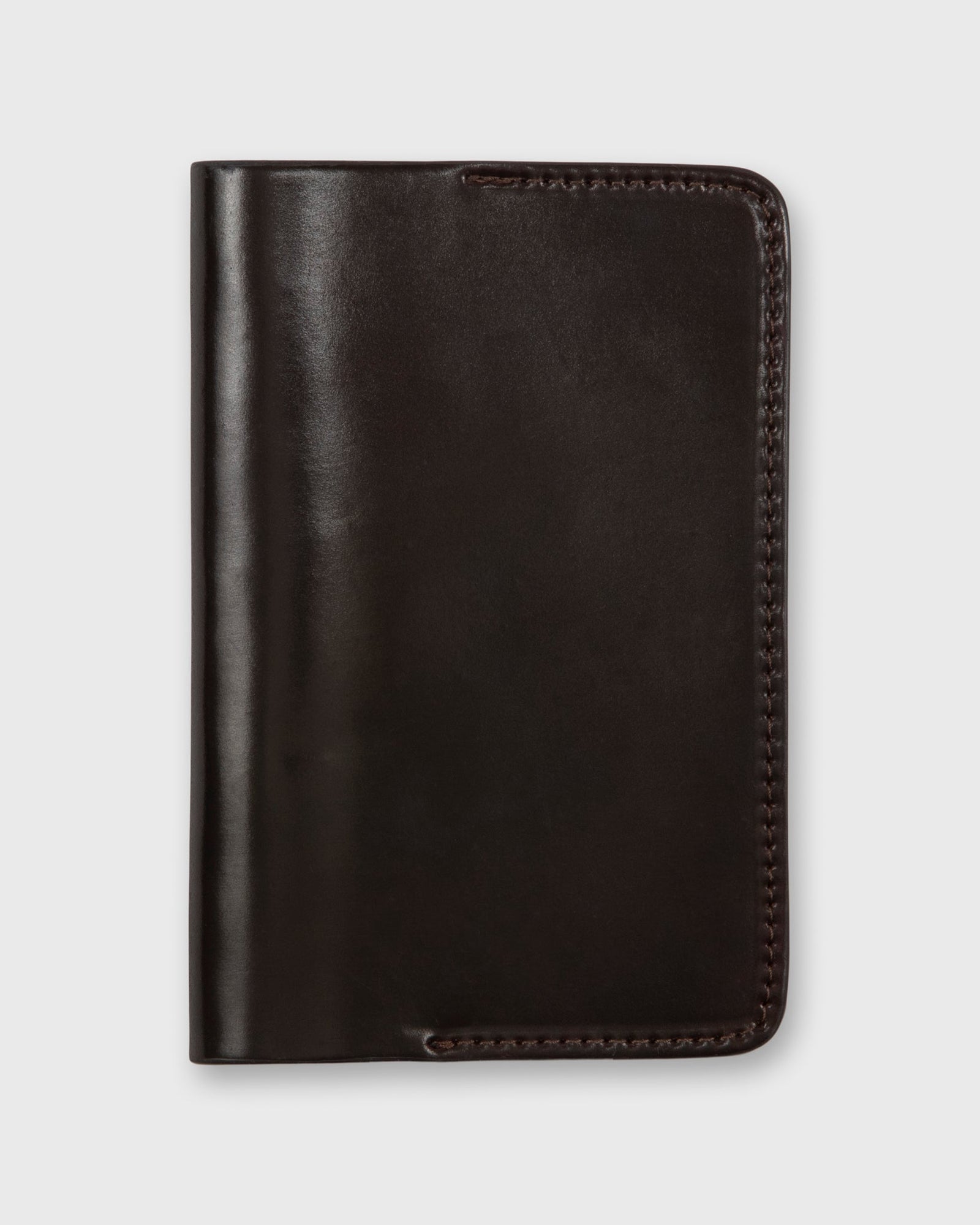 Passport Holder in Dark Brown Cordovan