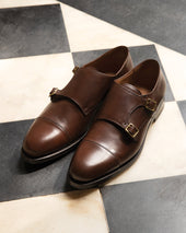 Double Monk Strap In Calfskin