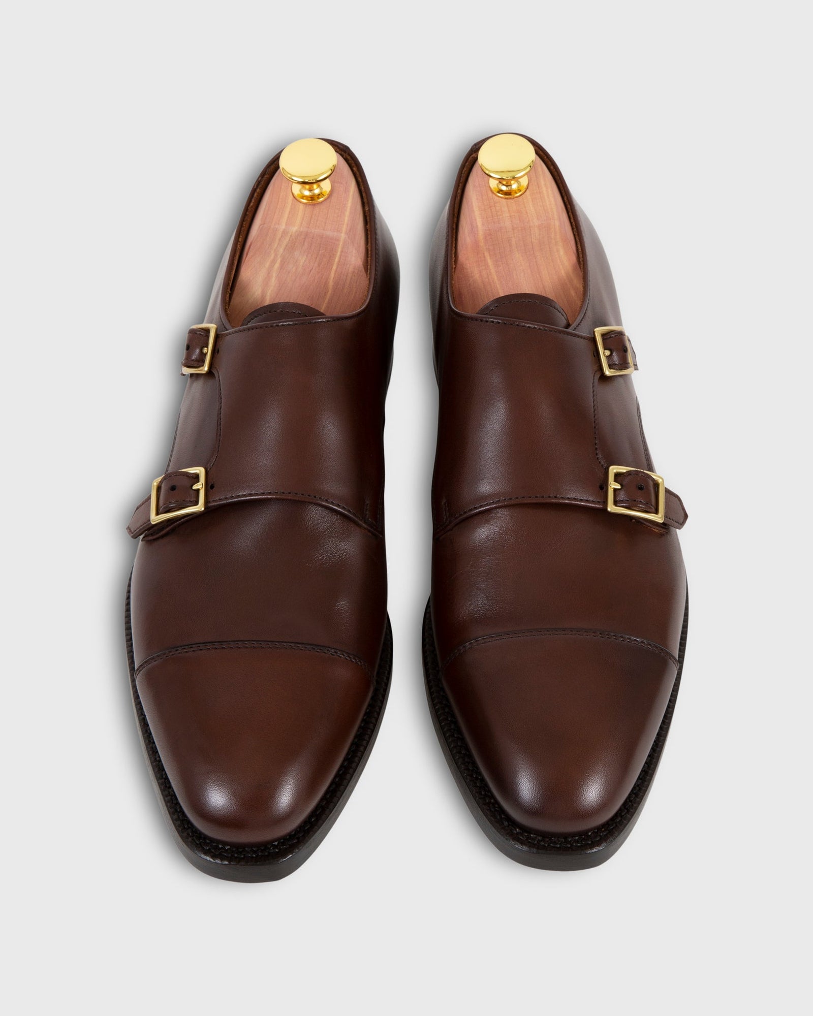 Double Monk Strap In Calfskin