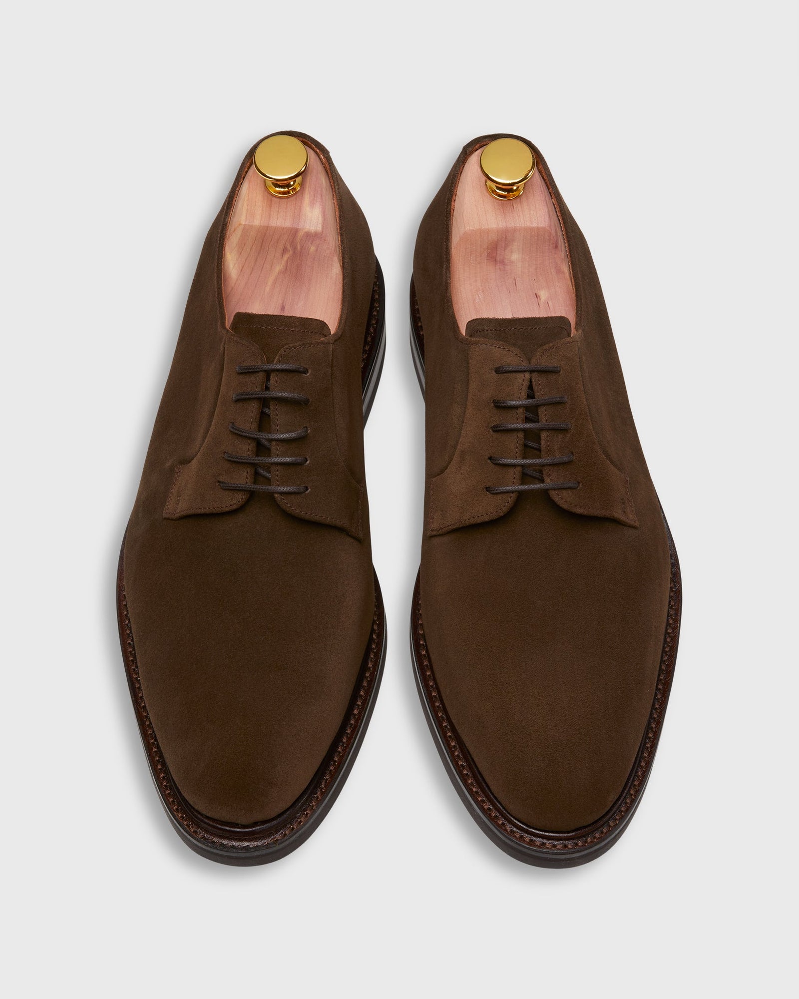 Five Eyelet Blucher In Suede