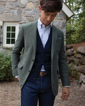 Virgil No 2 Jacket In Spruce Monk S Cloth