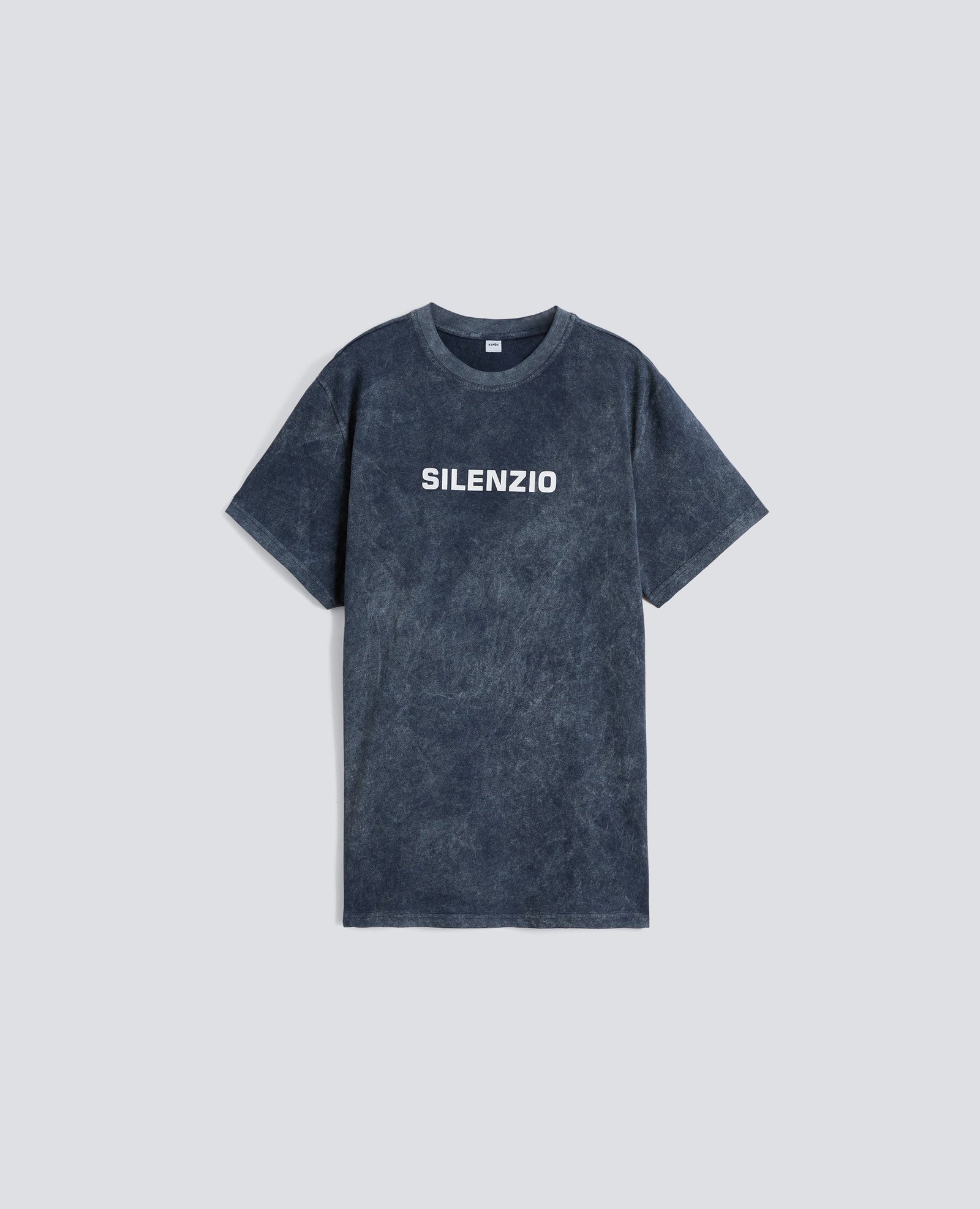 T Shirt Silenzio In Jersey Di Cotone Shady Effect Shady