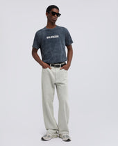 T Shirt Silenzio In Jersey Di Cotone Shady Effect Shady