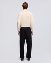 Pantalone In Scuba Di Cotone Poly Tech Nero