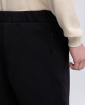 Pantalone In Scuba Di Cotone Poly Tech Nero