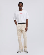 T Shirt In Jersey Di Cotone Con Stampa Wrong Bianco