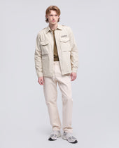 Camicia Militare In Cotone Sasso