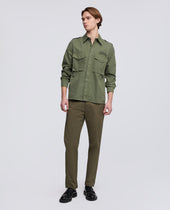 Camicia Militare In Cotone Verde