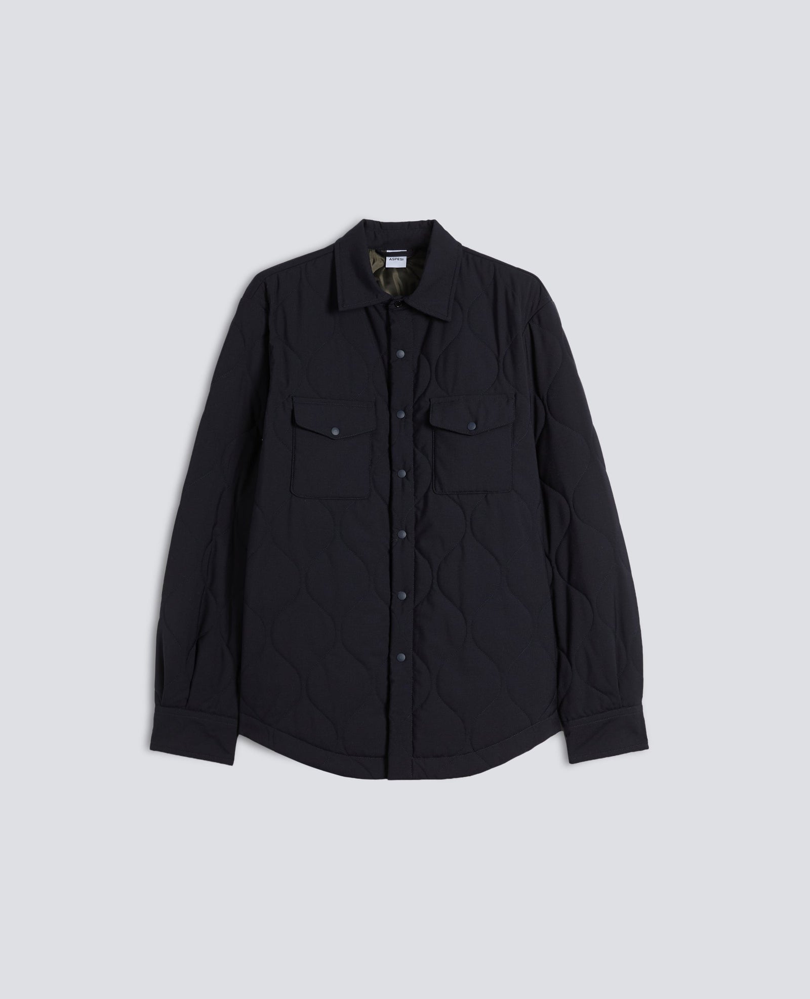 Camicia Mod 13 In Lana Poliestere Blu