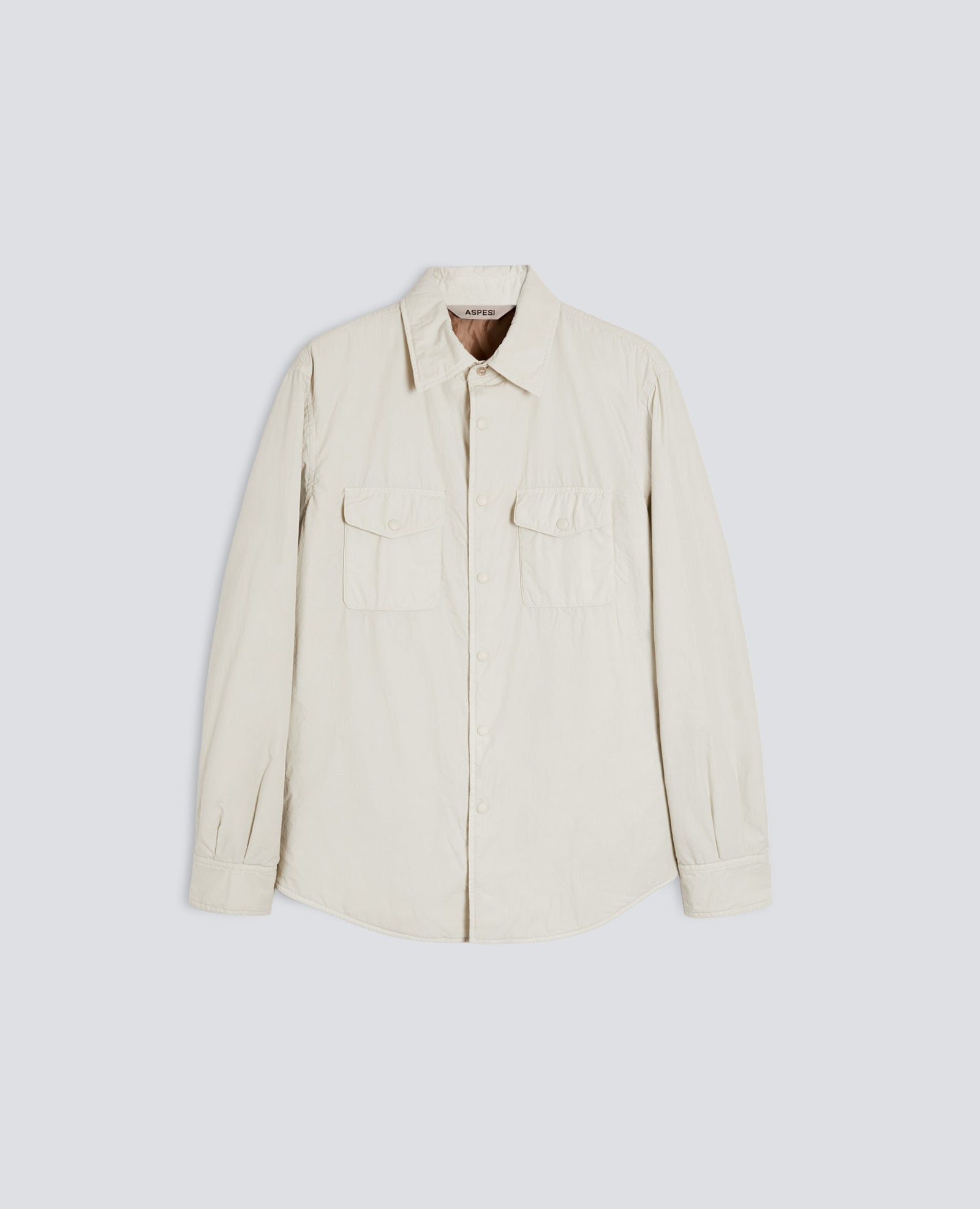 Camicia Mod 13 In Popeline Di Cotone Sasso