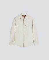 CAMICIA MOD. 13 IN POPELINE DI COTONE - SASSO