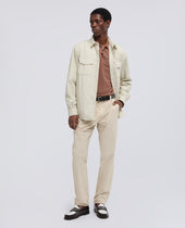 Camicia Mod 13 In Popeline Di Cotone Sasso