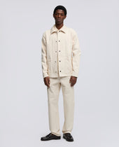 Camicia A Giacca In Bull Di Cotone Naturale Naturale