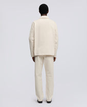 Camicia A Giacca In Bull Di Cotone Naturale Naturale