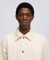Camicia A Giacca In Bull Di Cotone Naturale Naturale