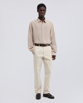 Camicia Comma In Lino Delave Beige