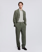 Camicia Comma In Lino Delave Salvia
