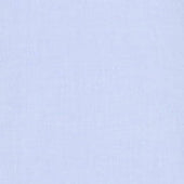 Camicia In Pin Point Di Cotone Con Collo Francese Azzurro