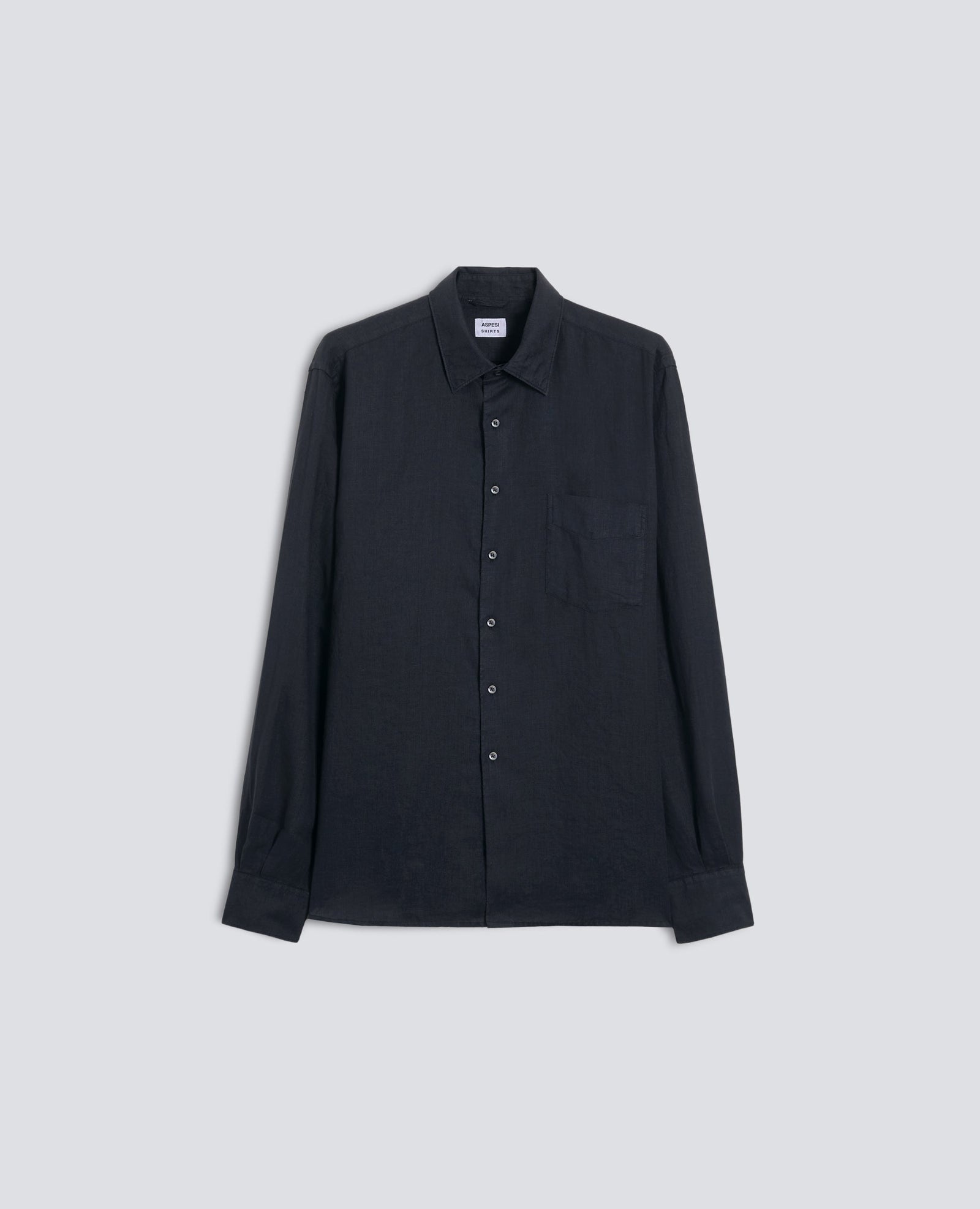 Camicia In Lino Leggero Con Taschino