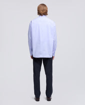 Camicia Fred In Popeline Di Cotone Azzurro