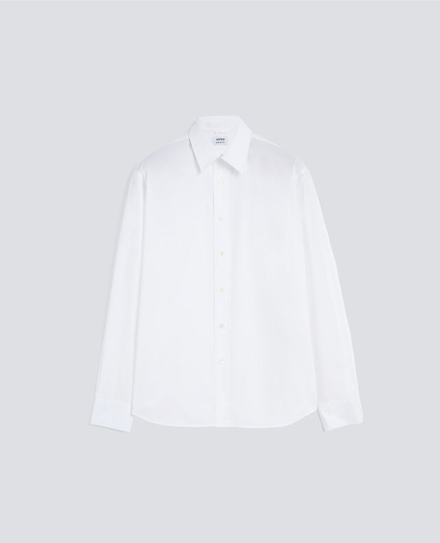 CAMICIA FRED IN POPELINE DI COTONE - BIANCO