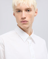 Camicia Fred In Popeline Di Cotone Bianco