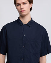 Camicia Bowling In Voile Di Cotone
