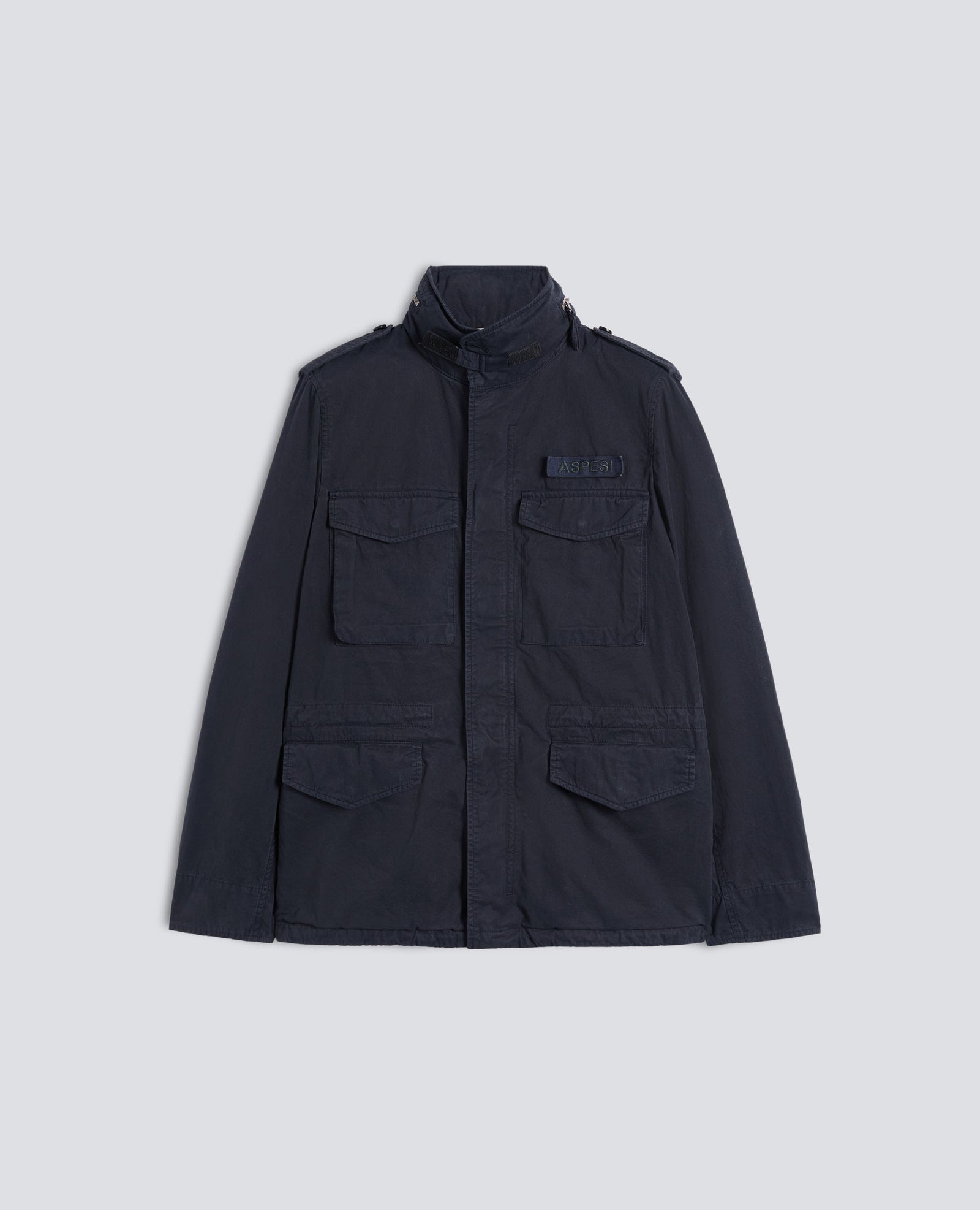 Giubbotto Mini Field Vento In Gabardina Di Cotone