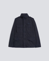 GIUBBOTTO MINI FIELD VENTO IN GABARDINA DI COTONE - NAVY
