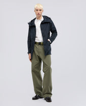 Parka In Popeline Di Cotone E Nylon Stretch
