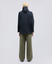Parka In Popeline Di Cotone E Nylon Stretch