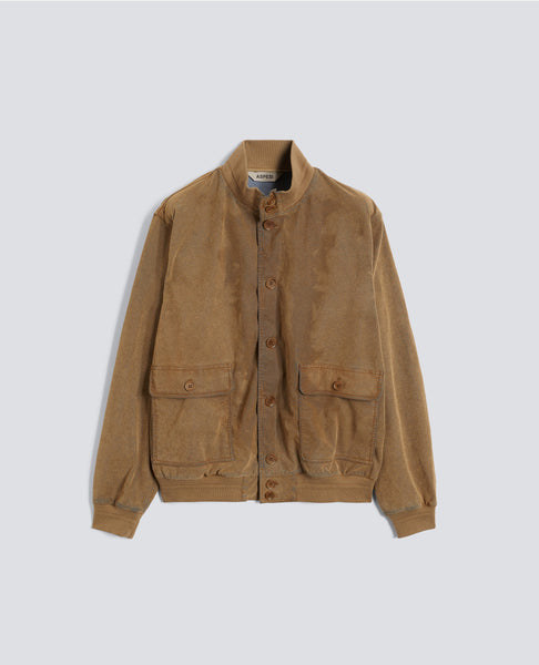 FLOCKED CHAMBRAY JACKET