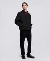 Giubbotto In Cotone Dry Wax Nero
