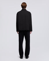 Giubbotto In Cotone Dry Wax Nero