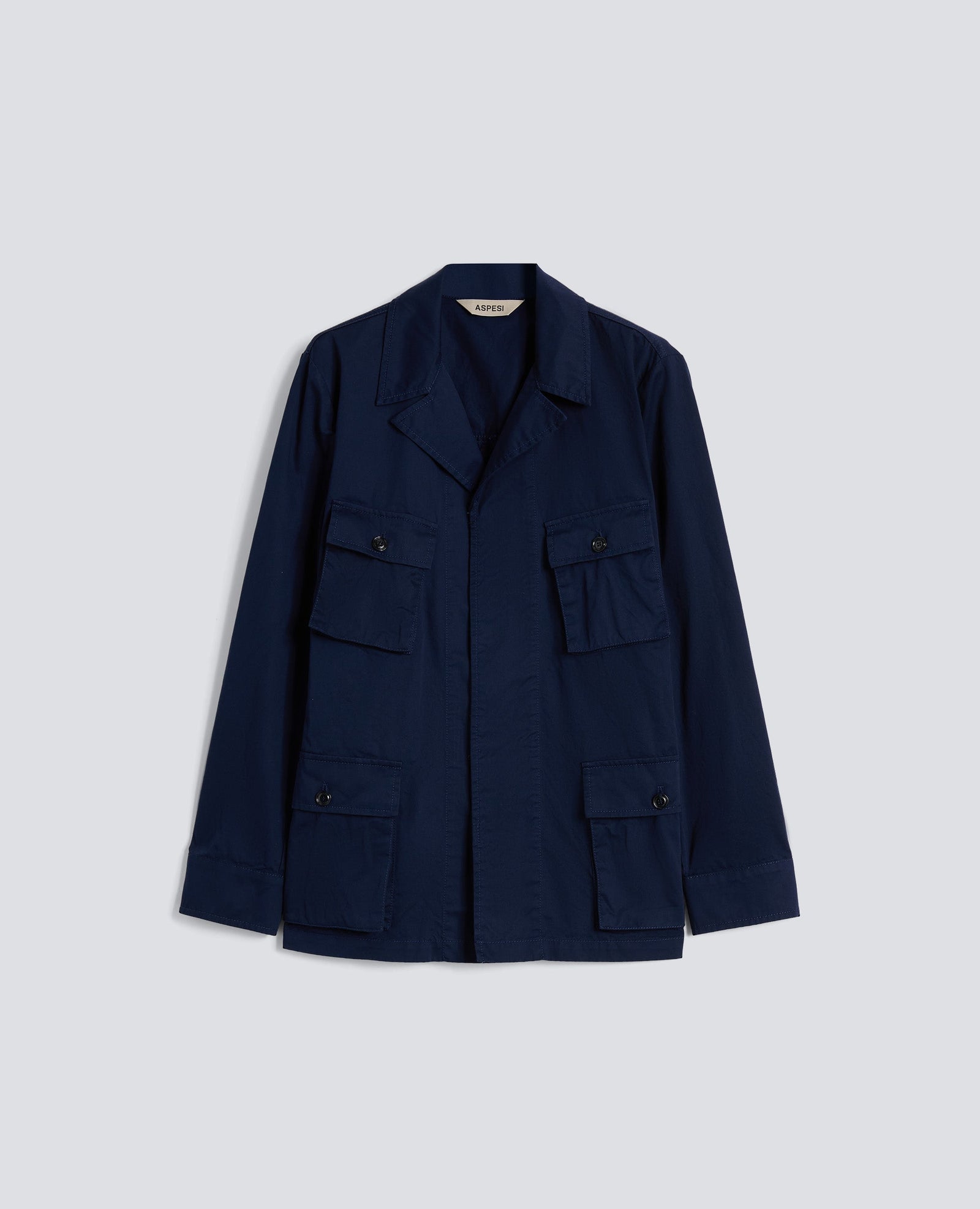 Giacca Laos In Cotone Extra Fine Blu