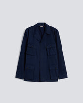 GIACCA LAOS IN COTONE EXTRA FINE - BLU