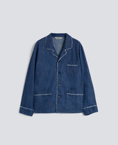 GIACCA PIAGIAMA IN DENIM DI COTONE LEGGERO - DENIM
