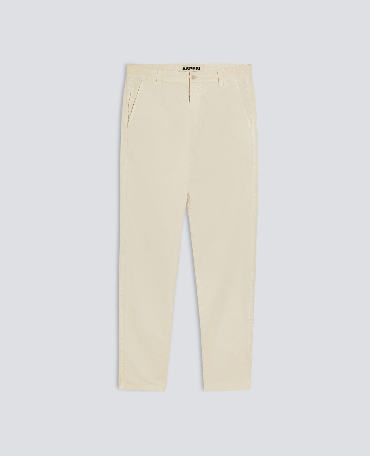 Pantalone Chino In Tela Di Cotone Sasso