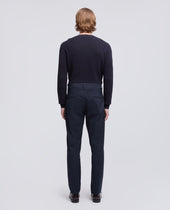 Pantalone Chino In Popeline Di Cotone E Nylon Stretch