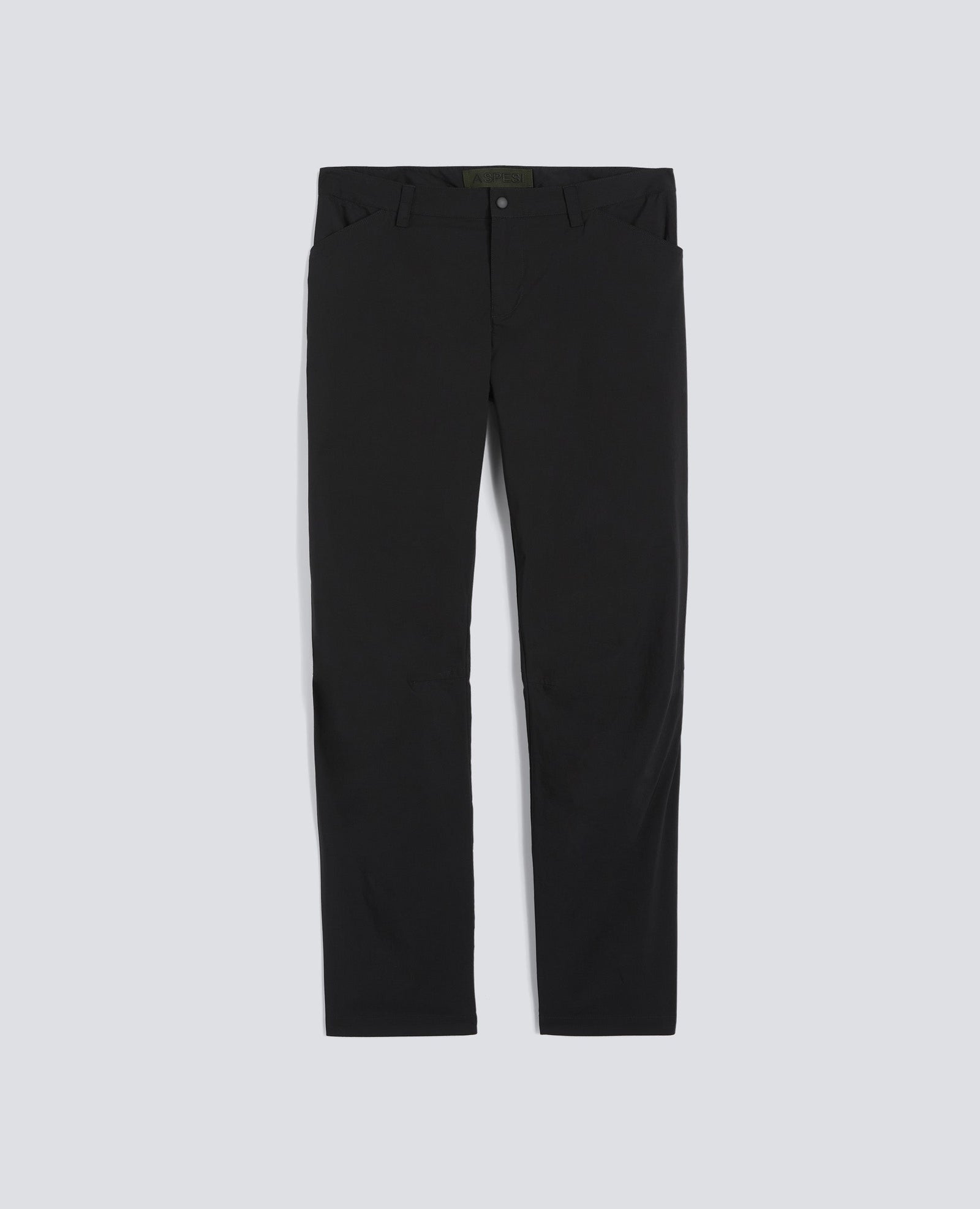 Pantalone Da Trekking Rivisitato In Popeline Di Cotone E Nylon Stretch Nero