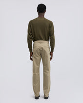 Pantalone In Twill Di Cotone Stretch Coloniale