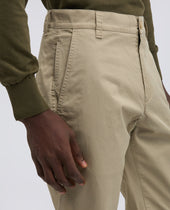 Pantalone In Twill Di Cotone Stretch Coloniale