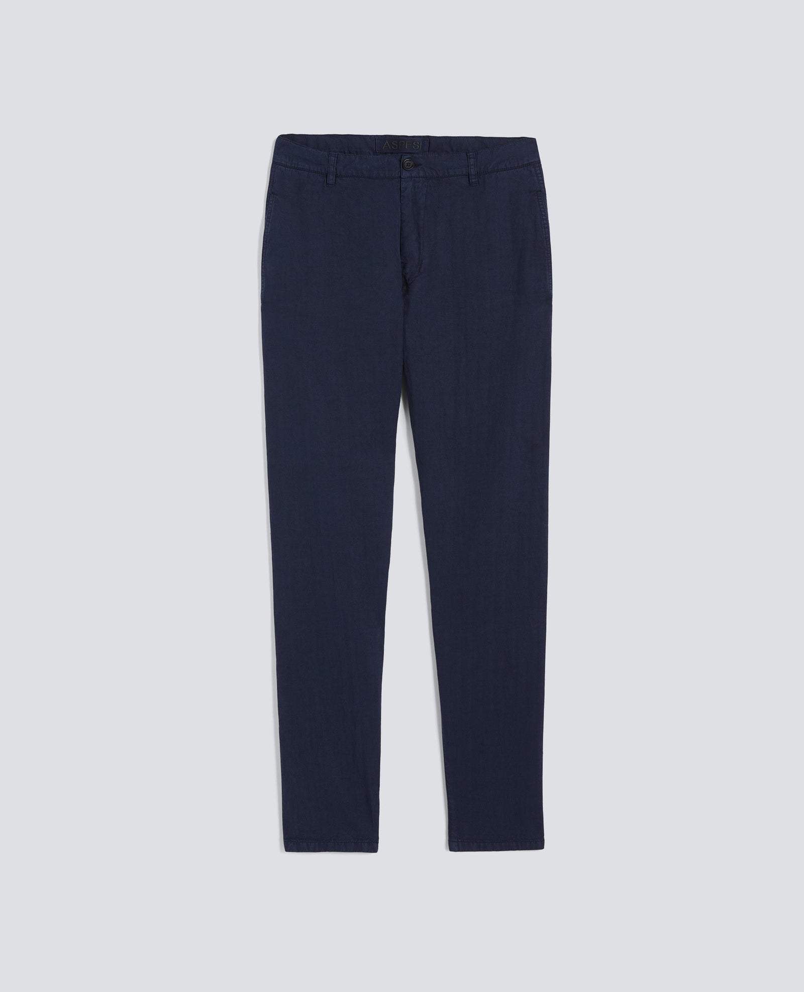 Pantalone Funzionale In Misto Cotone Lyocell E Lino Bluette