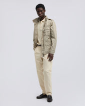 Pantalone In Gabardina Di Cotone Tinto Capo Sasso