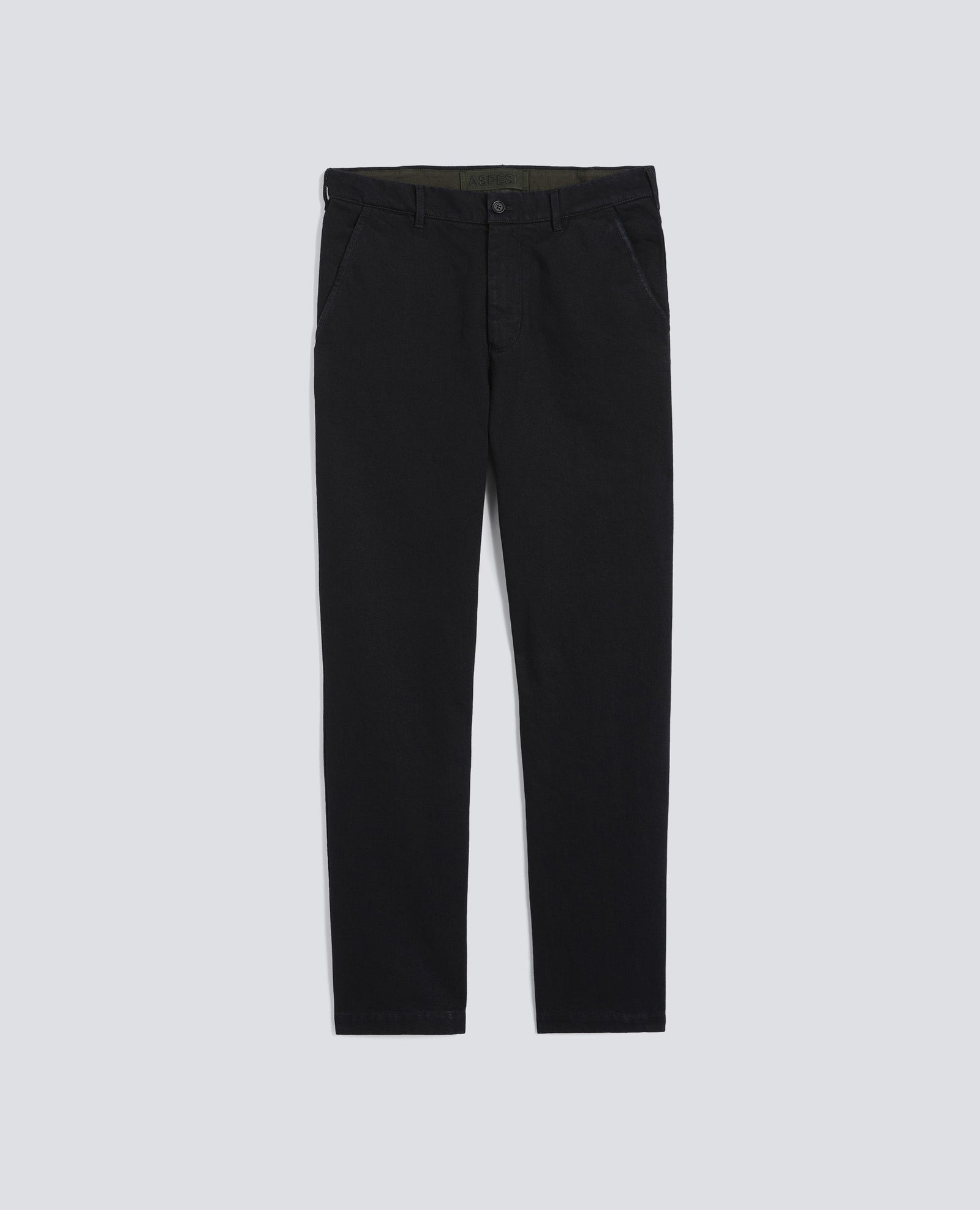 Pantalone In Di Cotone E Poliestere Riciclato Scuro