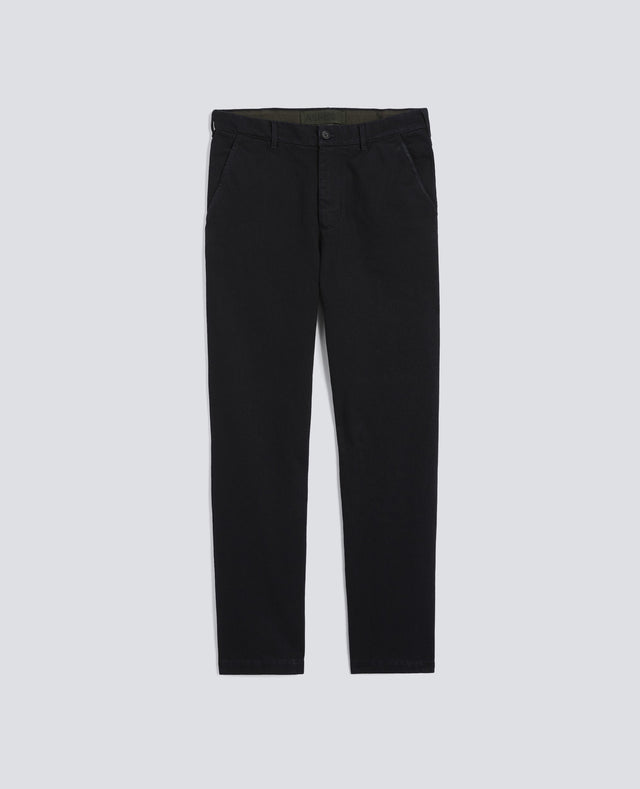 PANTALONE IN DENIM DI COTONE E POLIESTERE RICICLATO - DENIM SCURO