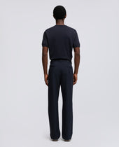 Pantalone In Twill Di Cotone Nylon Tinto Pezza