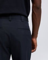 Pantalone In Twill Di Cotone Nylon Tinto Pezza
