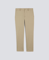 PANTALONE IN TWILL DI COTONE STRETCH - COLONIALE